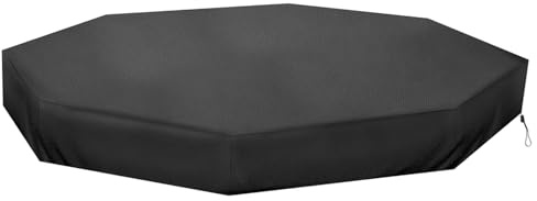 Copertura per sabbiera, copertura per sabbiera ottagonale da 84x78x9 pollici, sostitutiva antipolvere impermeabile con coulisse per esterni n. 1