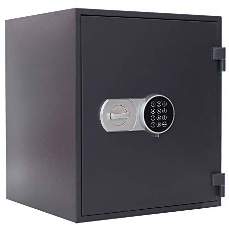 Profirst Versal Fire 55 Feuerschutztresor 60 minütiger Feuerschutz Elektronikschloss Notöffnung möglich verstellbarer Fachboden Kunststofflade