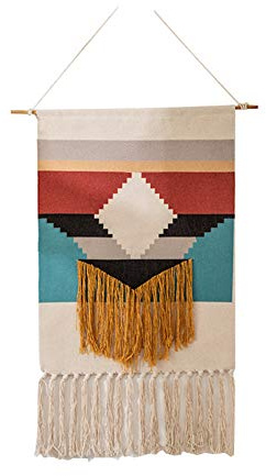 KANKOO Makramé vägg hängande stor boho vägg hängande väggbonader gobeläng vägg hängande gobeläng stor vägg matta vägg hängande dekoration vägg gobelänger 6