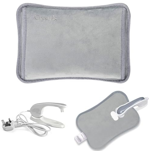 Rechargeable Electric Hot Water Bottle Bed Hand Warmer Massaging Heat Pad Cozy