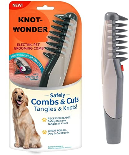 KNOTWONDER Hunde Knotenbürste Fellpflegebürste Entfilzen