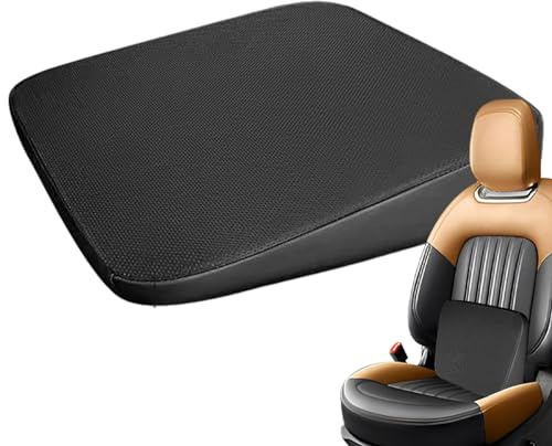 Wedge Seat Cushion, Wedge Car Seat Cushion Heightening Seat Pad, Short People Driver Seat Booster Ergonomic Sloping Seat Cushion for Women Men Driver Short People Driving