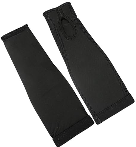 KHZen 1Pair Volleyball Arm Sleeves With Forearm Pad And Thumb Hole Unisex Outdoor Sports Protectors Sleeve For Men Women Volleyball Practice Guards For Teens