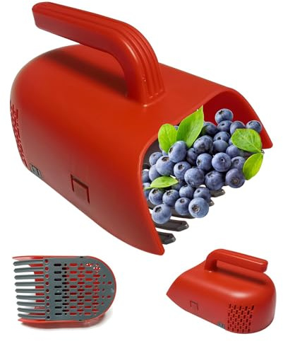 Recolector De Bayas,Mango Ergonómico con Peine para Fruta - Rastrillos Recolectores para Jardín Doméstico Arándanos Exterior Árbol