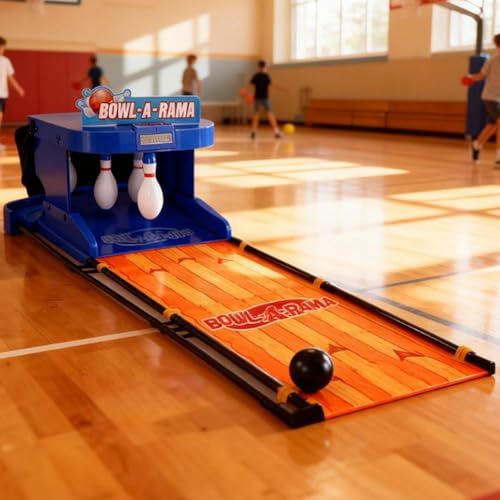 Jeu De Bowling électronique à LED - Console De Bowling D'intérieur Avec Réinitialisation Automatique Et Tableau De Score, Jeu De Bowling électronique Pliable Pour Garçons, Filles Et Adultes 3.5m