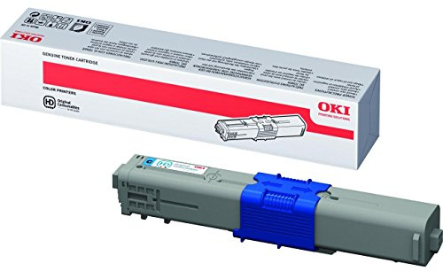 OKI Tonerkassett för C510/C530 A4 färglaserskrivare – cyan