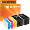 Gorilla-Ink 10er Set Patronen kompatibel mit HP 903XXL 903XL für HP OfficeJet Pro 6860 6868 6900 6950 6960 6970 6975 6978 Multipack