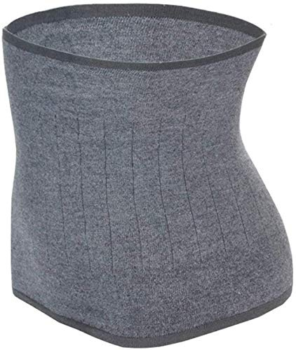 Voarge Cashmere Kidney Warmer - Soft Back Warmer with Elastic Waist, Grey