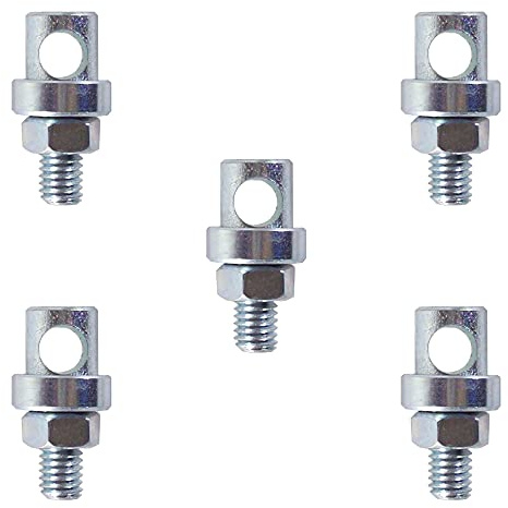 cyclingcolors Abrazadera de Varilla de Bicicleta Universal, M5 x 19mm, Paquete de 5