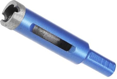 CoCud Diamond Core Drill Bit, 16mm Dia Round Shank, Tiles Stones Marble Concrete Dry/Wet Hole Saws Blue - (Applications: for M10 Angle Grinder), 1-Piece
