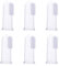 VAEIORP 6 pcs Baby Zahnbürste Finger Baby Silikon Fingerzahnbürste Beruhigen und Stimuliert das Zahnfleisch Baby Kindermundpflege Fingerzahnbürste Baby für 6-18 Monate