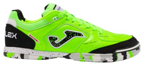 Joma Top Flex 2411 Indoor, Scarpe da Calcetto Uomo (Verde Fluo, Sistema Taglie Calzature EU, Adulto, Numero, Media, 43)