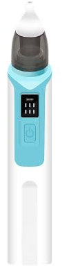 Nasensauger Baby, Nasensauger Baby Elektrisch, Nasensauger Staubsauger, Nasensekretsauger Mit 6 Saugstufe & 2 Silikon Tipps Für Neugeborene Kleinkinder Und Säuglinge Usb-Aufladung(Blau)