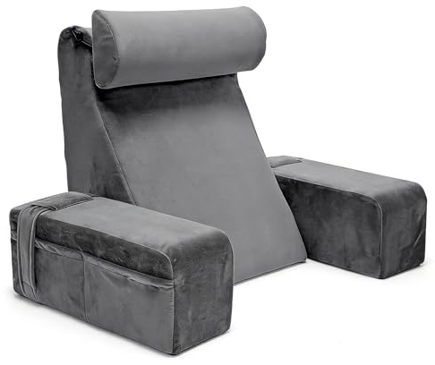 Laptop Cushion Tray for Lap,Comfy Reading Pillow ,Soft Bed Rest Pillow
