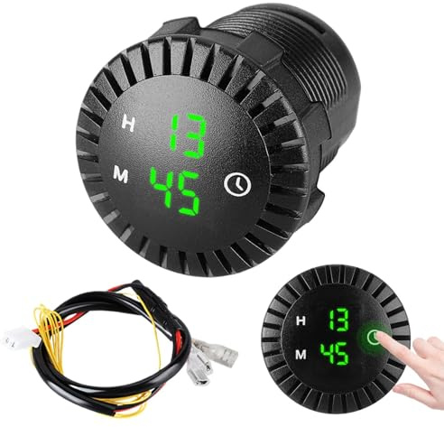 Mini Båtklocka LED Skärm Vattentät Klocka