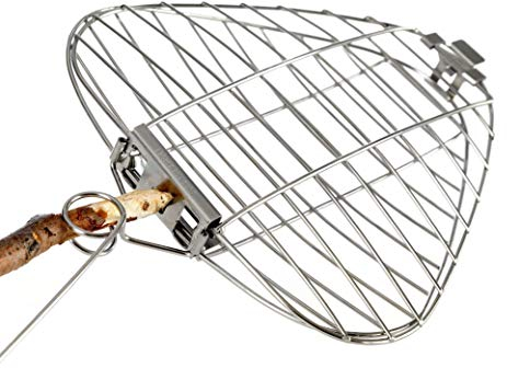 Light My Fire Grille Barbecue de Camping - Mini Barbecue Portable GrandPa's FireGrill en Acier Inoxydable & Lavable Lave-Vaisselle - Grille de Barbecue - Idéal Grillades Bushcraft Bivouac Randonnée