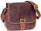 ALMADIH Ledertasche Damen Umhängetasche LOLA mit 2 Hauptfächer - Leder Damentasche Handtasche Schultertasche Freizeittasche Bürotasche Abendtasche Messenger kompakte Tasche braun (LOLA vintage)