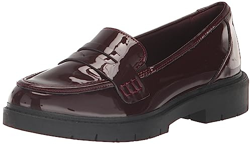 Clarks Westlynn Ayla - Pantofole da Donna, Vernice Sintetica Bordeaux, 40 EU