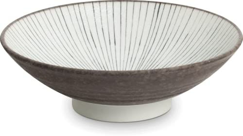 Lujo - Cuenco - Shima - Edo japan - Ø24 cm | H8 cm - Platos de cerámica - Cuenco grande - Fuente de fruta - Ensaladera grande - Ensaladera grande - Tazones grandes - Ensaladera grande - Vajilla