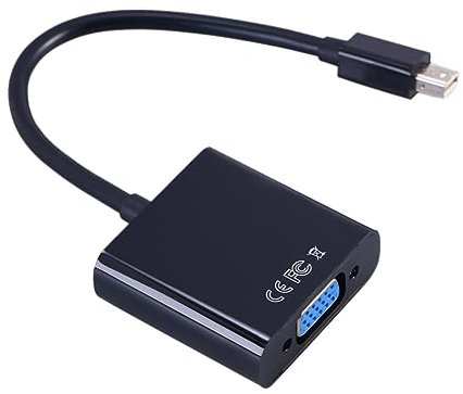 Angoily Adaptador Mini Vga De Video Soporte para Múltiples Pantallas Compatible con Pc y Proyectores Sin Fuente De Alimentación