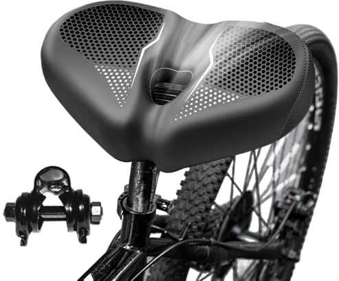Sella per bici da donna, traspirante, antiurto, antiscivolo, confortevole, cuscino per ciclismo su strada, esercizi, bici da crociera