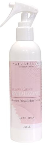 Gisa Wellness Spray Ambientali 250ml. Deodorante profumatore naturale con oli essenziali puri. Ideale per relax, anti stress, yoga e purificare l'aria casa. (250ml, Revitalizzante)