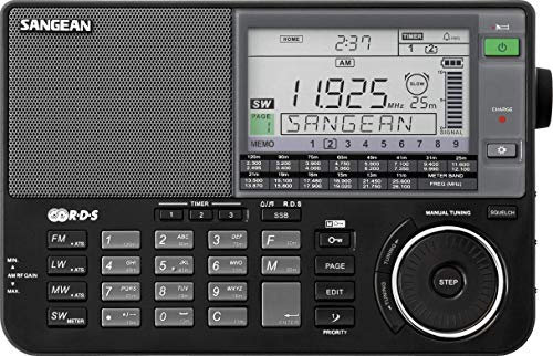 Sangean ATS-909X Världsmottagare, bärbar digital radio UKW – svart