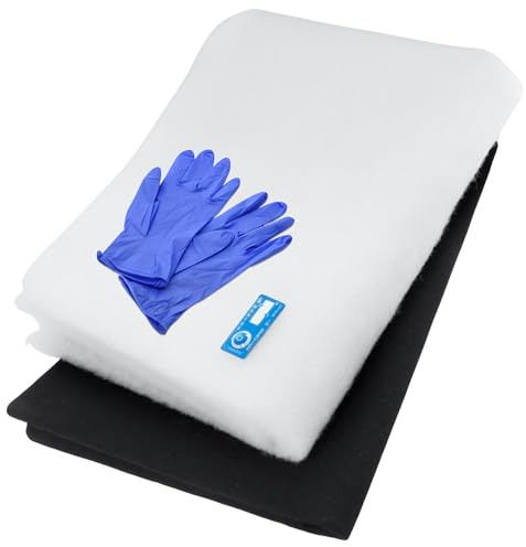 Universal Cooker Hood Grease and Odour Filter Foam Kit Compatible for Multiple Extractor Models 57x47cm PCK004 Replacement Filter Solution | Paxanpax PCK004