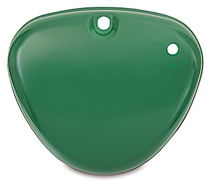 Seitendeckel S50, S51, S70, Enduro links grün (Schloss)