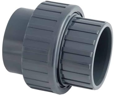 Manchon union PVC pression piscine 3 pièces diamètre 50 mm