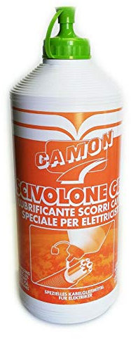CAMON serie 500130 Scivolone Gel lubrificante a base siliconica per favorire lo scorrimento e l'estrazione dei cavi elettrici 1000 ml