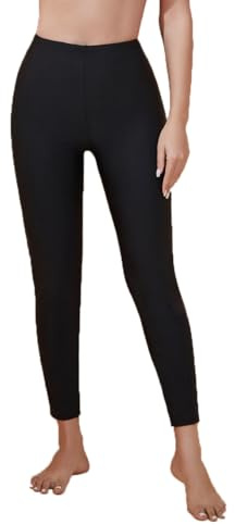 Lovache Womens Swimming Long Pants Surfing Snorkeling Tight Swim Leggings Sun Protective