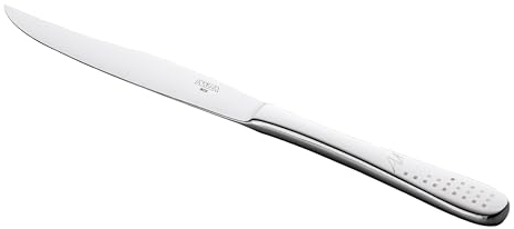 PIAZZA - Set Coltelli da Cucina 6 Coltelli da Tavola a Lama Affilata e Manico Ergonomico, Posate Acciaio Inox Lavabili in Lavastoviglie, Coltello da Cucina per Accessori Cucina e Utensili Cucina Utili