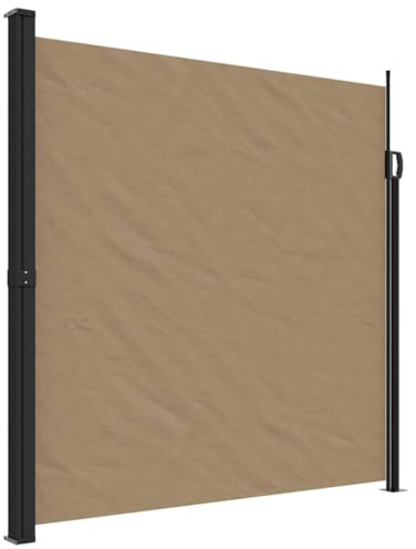 vidaXL Toldo Lateral retráctil Gris Taupe 200x600 cm