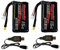 RoaringTop 7,4V 3000mAh 2S Lithium-Ionen Akku, wiederaufladbar, mit XT30 Stecker, 2 USB Ladekabel, für RC Bagger fit for Huina 580 582 583 594 und ferngesteuerte Schiffe