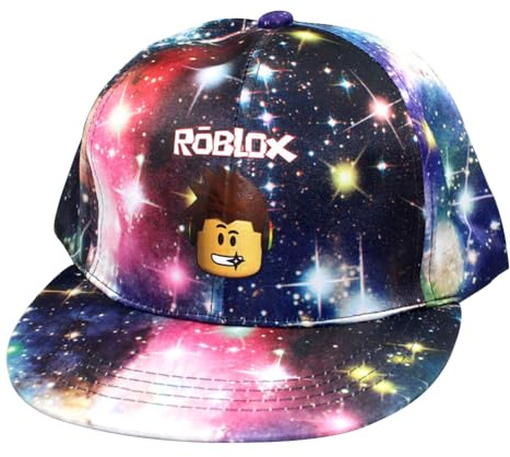 MAJEQZGY Gorra de béisbol con impresión de Dibujos Animados para niños y niñas, Gorra Ajustable para niños, Gorra de Sol de ala Plana para niños Gorra de béisbol, Negro y Azul., M