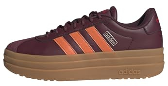 adidas Women's VL Court Bold Shoes, Maroon/Dusky Orange/Pure Ruby, 4 UK