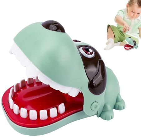 krokodil_tandläkare - roliga leksaker för familjeunderhållningsspel | Fingerbitsspel för söt dinosaurie bitande form finger tandläkare | slät dinosaurie tänder