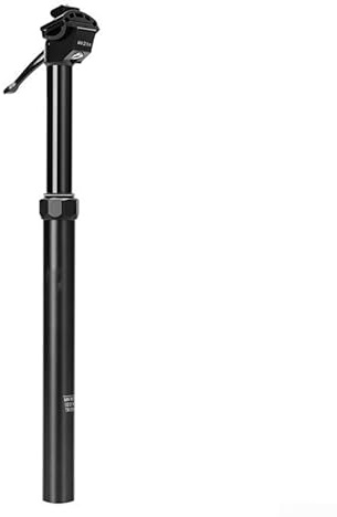 Besshepplo Tija telescópica hidráulica Manual Bicicleta con Bloqueo de suspensión Ajustable en Cualquier posición para Bicicletas eléctricas de montaña, aleación de Aluminio, 31,6 x 380 mm (31,6