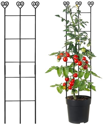 Treillis pour en Pot – Chevilles en métal réglables et antirouille – Grifo pour grimpantes d'intérieur de 83 cm – pour pothos rampants clématites Philodendron Fleurs Mariage fête