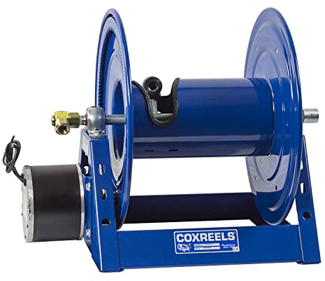 Coxreels 1125-4-200-E Competitor Series Motorized Reel - 1/2 Hose ID - 200' Length - for Air Compressor, Garden and Pressure Washer Hoses Professional Grade (Hose Not Included) Made in USA