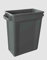 Chabrias Ltd 87 Litre Slim Bin Recycling Container, Space Saving Design, Rectangular for Home, Office, Kitchen – Commercial Product Vented Slim Waste Receptacle Bin (1, Grey)