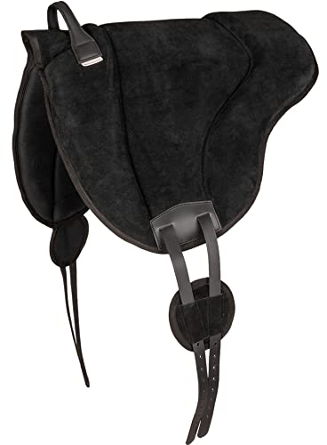 WALDHAUSEN Reitpad Wildleder, WB, schwarz