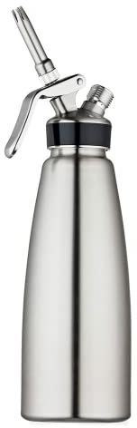 Sifone Montatore Panna 1 L Ø 9,5 x 26,5 cm Argento Inox