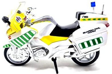 PLAYJOCS GT-8144 Moto G. Civil TRÁFICO. Moto de plástico con Piezas metálicas, Juguete para niños y coleccionistas.
