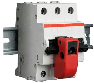 Dispositivo de Bloqueo de Disyuntor de 10 Piezas, Bloqueo de Tagout Kit Abrazadera en Bloqueo de Seguridad Kit de Bloqueo de Disyuntor con Abrazadera de 8mm para Potencia Química