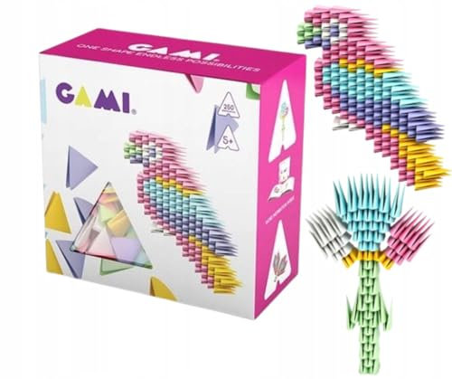 Meli Gami Pink 250 | Konstruktionsspielzeug für kreative 3D-Welten | 250 Bunte Steckbausteine in zarten Pink- und Pastelltönen | Fördert Feinmotorik & räumliches Denken