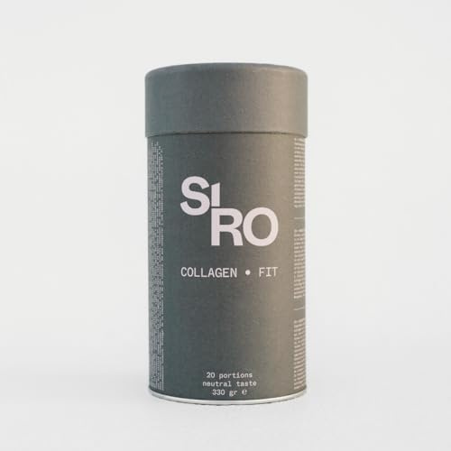 Siro collagen fit hydrolyserat pulver högdos kollagenpeptider 15 mg, C-vitamin, D-vitamin, kalcium och mangan