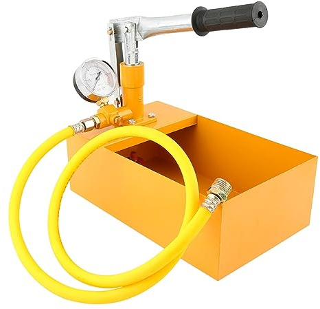 Strumento di espansione, Pompa di Prova della Pressione in Alluminio da 2,5 MPa, Pompa di Prova idraulica Manuale da 25 kg con Tubo Flessibile G1/2, Leggera da trasportare