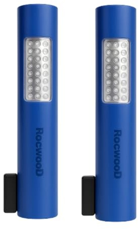 BURAKH LED Work Torch 24+1 Ultra Bright Portable Light with Magnet – Travel, Camping, Emergency & Night Flashlight (Pack of 2)